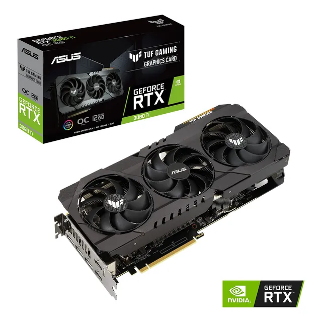 Asus Tuf Gaming Nvidia Geforce Rtx 3080 Ti Oc Edition Tarjeta Gráfica Pcie 4.0, 12gb Gddr6x, Hdmi 2.1, Displayport 1.4a, Rodamientos De Ventilador De Doble Bola, Certificación De Grado Militar, Gpu