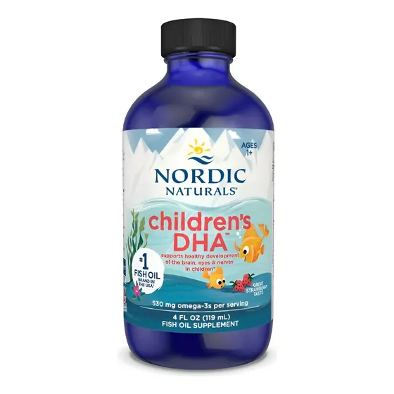 Nordic Naturals Children’s DHA 530mg Omega 3 119 ml sabor fresa | Cuotas sin interés