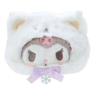 / Adorable Bolso De Maquillaje De Oso Polar De Peluche Con / Adorable Bolso De Maquillaje De Oso Polar De Peluche Con
