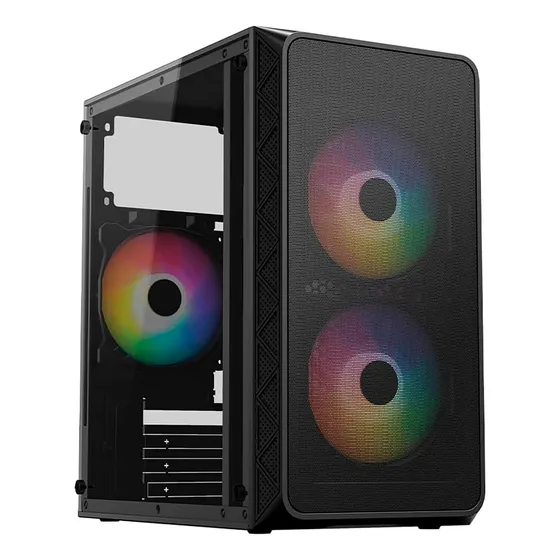 Gabinete Acteck Doom Pro Mesh Gi730m Matx 3 Fan Ac-939249