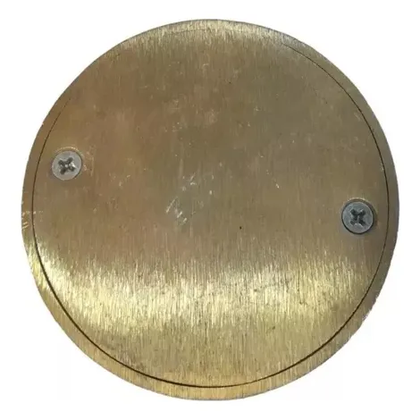 Rejilla De 2 Pulgadas En Bronce Ciega