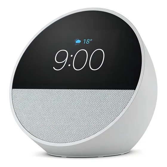 Amazon Echo Spot Bocina Inteligente 2024 Color Blanco