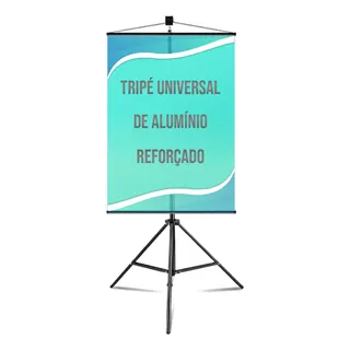 Tripé Banner 2.10m Regulåvel Aluminio Porta Banner Pedestal Tripé Banner 2.10m Regulåvel Aluminio Porta Banner Pedestal