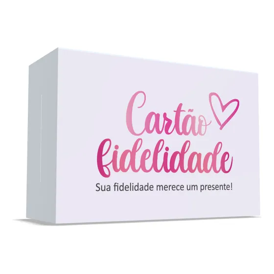 Cartão Fidelidade 100 Unid.