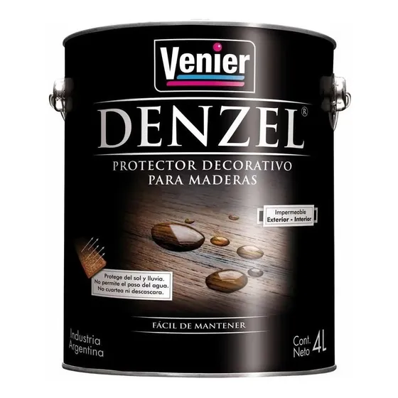 Denzel Lasur Brillante Protector Madera Impermeable 1 Litro