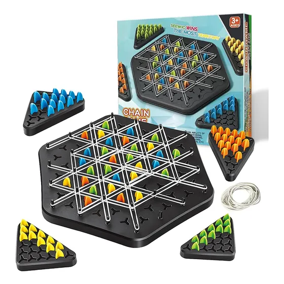 Peroet Chess Juego Mesa Goma De Triángulo Interactivo Juguetes Didacticos