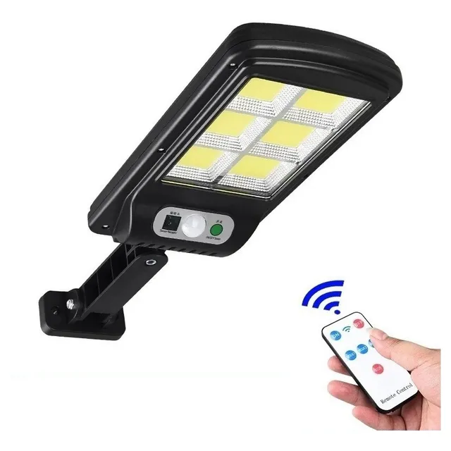 Reflector Led Recargable Con Panel Solar Para Exterior Kq-d0 Color de la carcasa Negro Color de la luz Blanco frío
