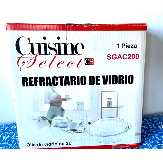 Olla Refractaria De 2 Litros. Nueva.