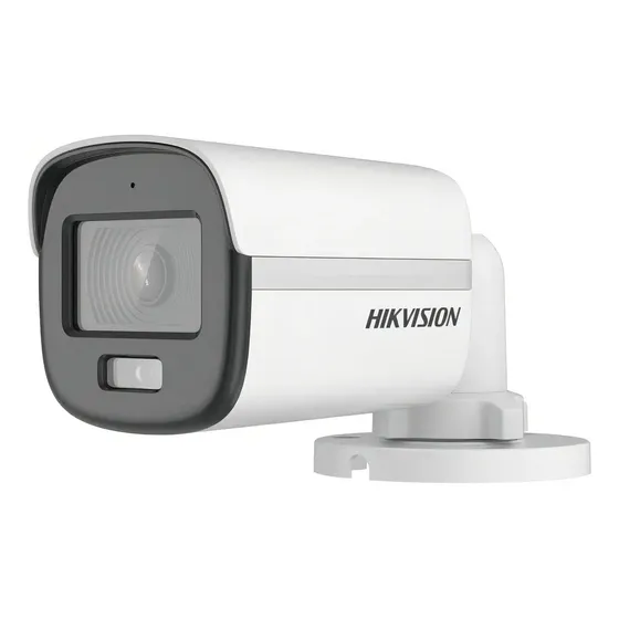 Cámara de seguridad Hikvision DS-2CE10KF0T-FS (2.8mm) Turbo HD con resolución 5MP visión nocturna incluida color blanco | Cuotas sin interés