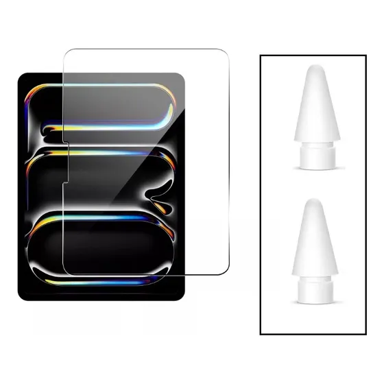 Mica Vidrio Templado Para iPad Pro 11 M4 Del 2024 Y Puntas
