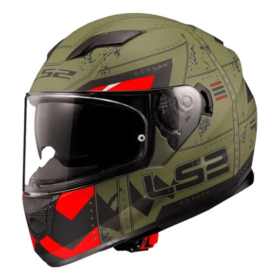 Casco Integral Para Moto Ls2 320 Stream Evo Max Verde