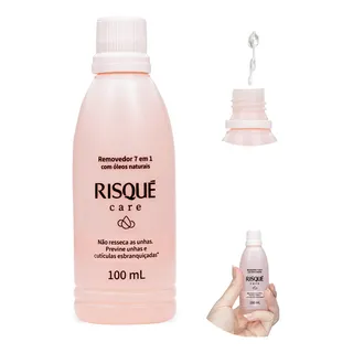 Removedor De Esmalte 7 Em 1 Ăleos Naturais RisquĂ© Care 100ml Removedor De Esmalte 7 Em 1 Ăleos Naturais RisquĂ© Care 100ml