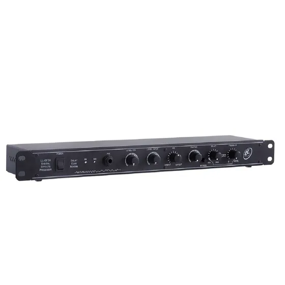 Processador Efeito Voz Llef3x Echo Delay Reverb