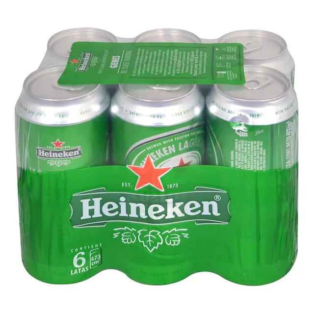 Cerveza Heineken De 473 Cc - Funda Por 24 Latas Tcec