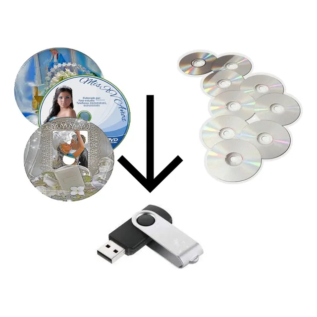 Pasamos Tus Dvd, Cd A Mp4, Pendrive, Disco Duro