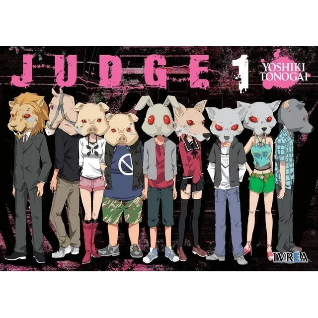 Judge 1, De Yoshiki Tonogai. Editorial Ivrea, Tapa Blanda En Español