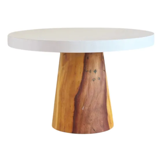 Posa De Torta 26cm Plato Blanco Nina&china Madera