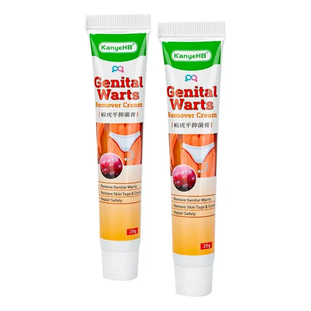 Crema Removedora De Verrugas Genitales Y Zonas Intimas 2 Piezas Hombres Y Mujeres