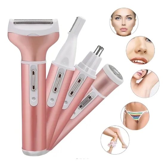 Razurador Recargable Para Mujer - Unidad Color Rosa 110V