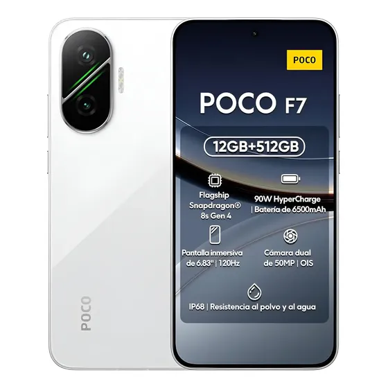 Xiaomi Poco F7 512gb 12gb Global Carregador Brasileiro + Nfc Cor Prateado