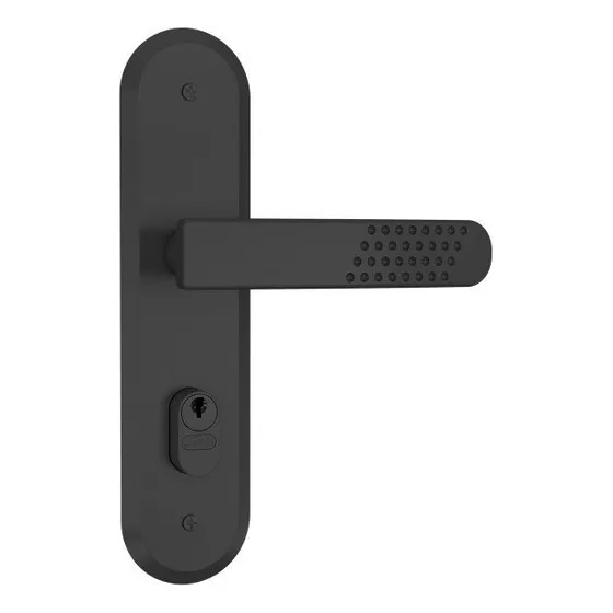Fechadura Porta Externa 1801/21 Preto Fosco Stam Broca 40mm