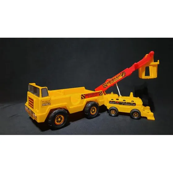Miniatura Motor Kit Guindaste De Construção Estrela