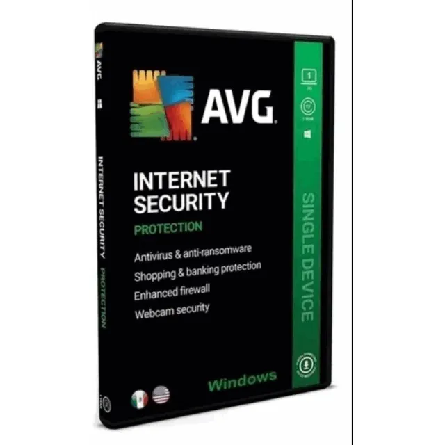 Antivirus Avg Internet Security 1 Dispositivo 2 Años*