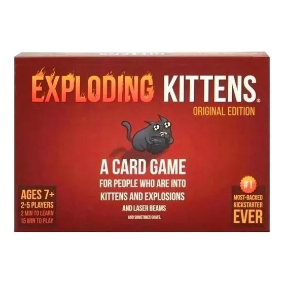 Juego De Cartas Exploding Kittens En Inglés