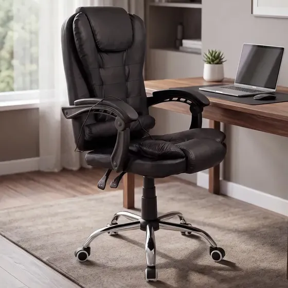 Sillón Ejecutivo Respaldo Masajeador Silla Pc Oficina Gerencial Escritorio Nictom Sdo02