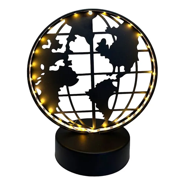 Luminária Globo Led Portátil Brilho Para Quarto Prateleira
