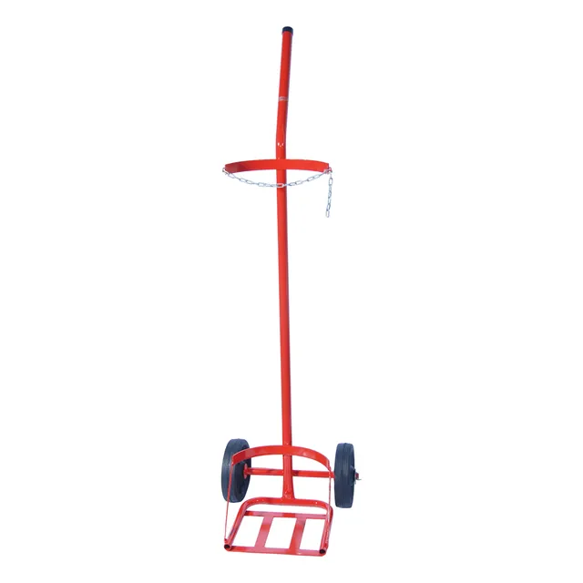 Suporte Carrinho 1 Cilindro Oxigênio 10 Metros Até 60 Litros