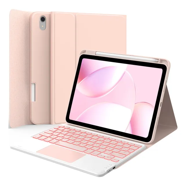 Funda Con Teclado Retroiluminado Para iPad 10ª Gen 10.9 Ñ