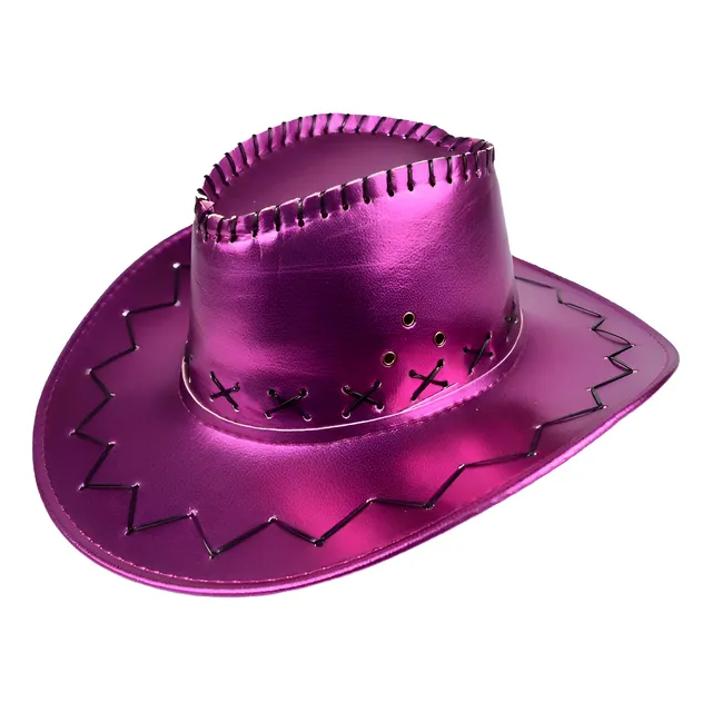 Sombrero Vaquero Metalizado  Ideal Para Fiestas Y Disfraces
