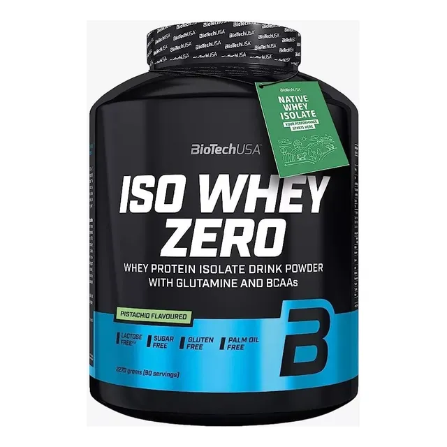 Iso Whey Zero Biotech Proteina Pistacho 5lb Envio Gratis