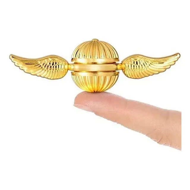 Fidget Spinner Antiestrés De Snitch Dorada Regalo
