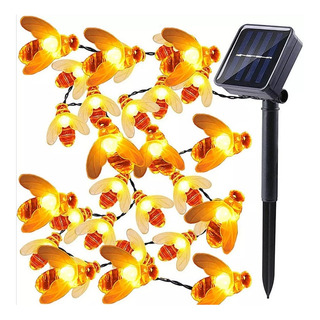 Guirnalda De Luz Led Forma De Abejas 5cm Navidad Guirnalda De Luz Led Forma De Abejas 5cm Navidad