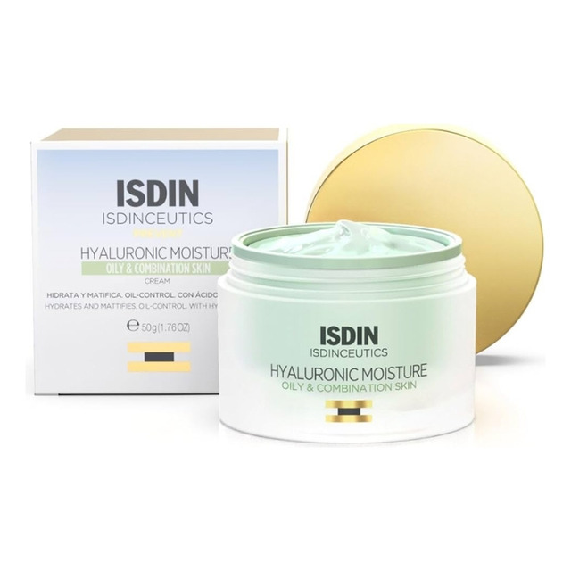 Isdin Creme Anti-idade Para Pele Oleosa Isdinceutics Hyaluronic Moisture Oily Skin - 50g Isdin Creme Anti-idade Para Pele Oleosa Isdinceutics Hyaluronic Moisture Oily Skin - 50g