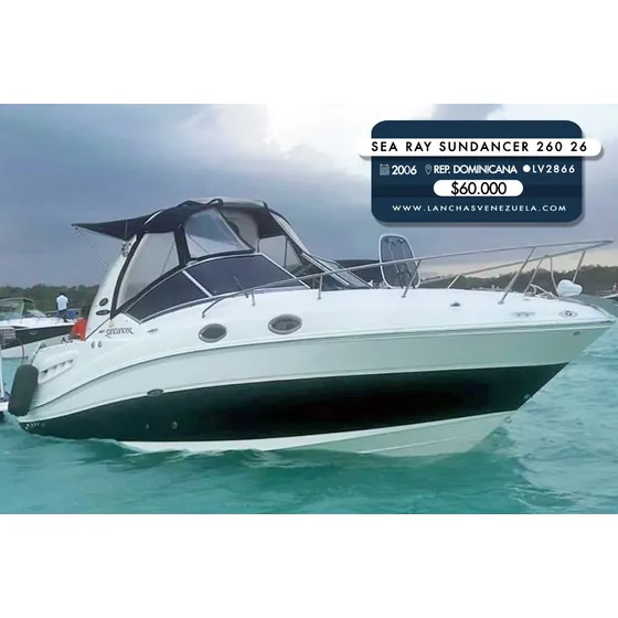 Lancha Sea Ray Sundancer 260 26 Lv2866