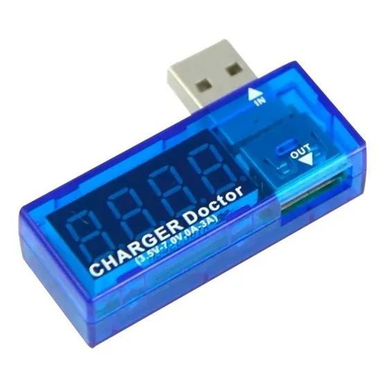 Tester Voltimetro Amperimetro Analizador De Carga Usb
