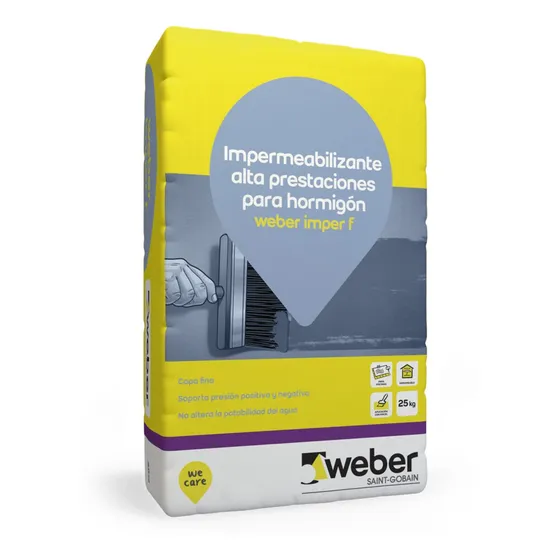 Impermeabilizante Weber Imper F X 25kg Venta X Mayor