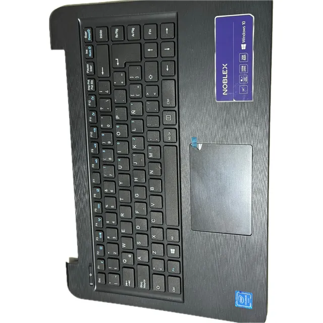 Teclado C/carcaza + Touchpad Notebook Noblex N14w102 /101 Genérica