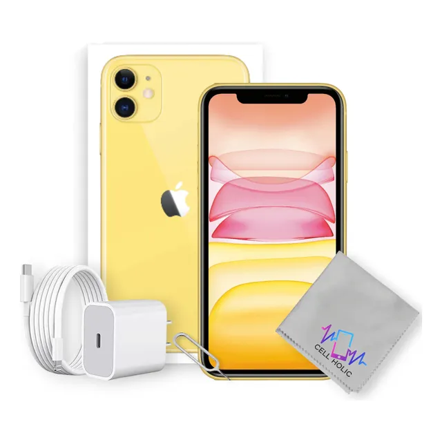 Apple Iphone 11 (256 Gb) - Amarillo Con Caja Original Amarillo (Reacondicionado)