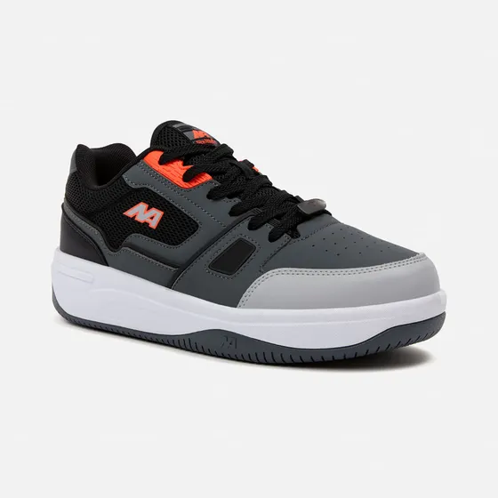 Zapatillas New Athletic Skateboarding Kuel93 Plomo/negro H