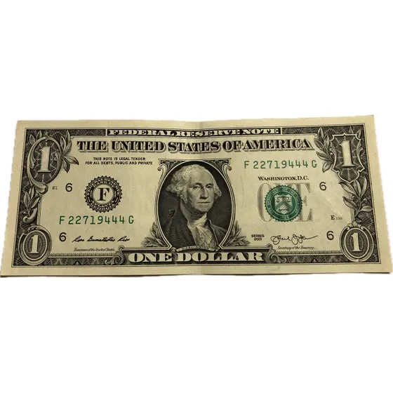 Billetes De Un 1 Dólar Sin Circular Usa Reales Coleccion 
