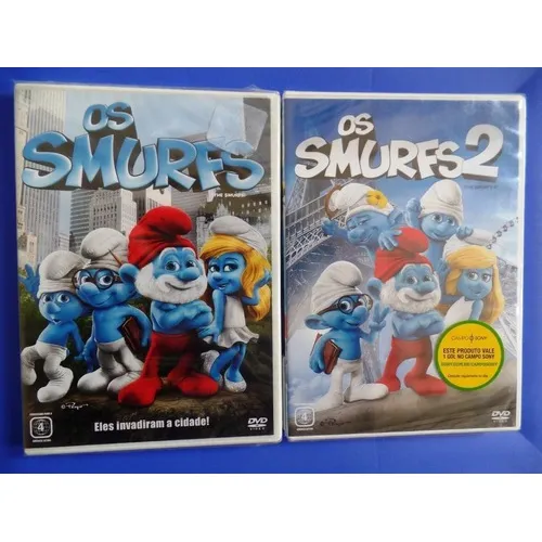 Os Smurfs 1 E 2 Dvd