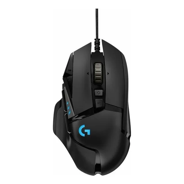 Mouse Gamer Logitech G Series Hero Rgb G502 Negro 910-005550