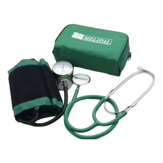 Tensiometro Aneroide C/estetoscopio Melipal + Bolso Violeta