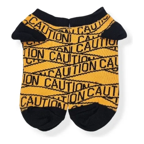 Media Soquete De Diseño Caution