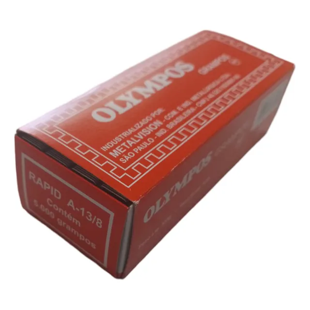 Grampo Para Rapid 23 A-13/8 Galvanizado Caixa Com 5.000
