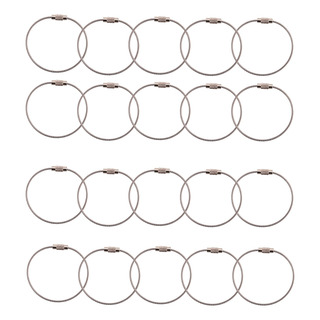20 Piezas De Alambre De Acero Inoxidable, Soporte Para Llave 20 Piezas De Alambre De Acero Inoxidable, Soporte Para Llave